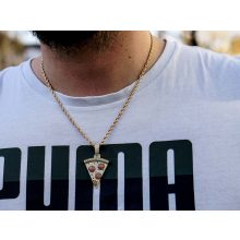 Medál, slice with ice