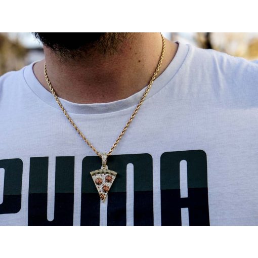 Medál, slice with ice