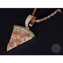 Medál, slice with ice