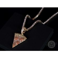 Medál, slice with ice