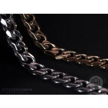 Nyaklánc, kubai link 2 féle színben 7 mm