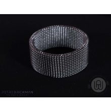 Gyűrű, milánói láncos ezüst színben