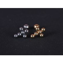 Fül piercing, gömb kereszt