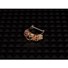 Karika, szegmens zárral boho stílusban