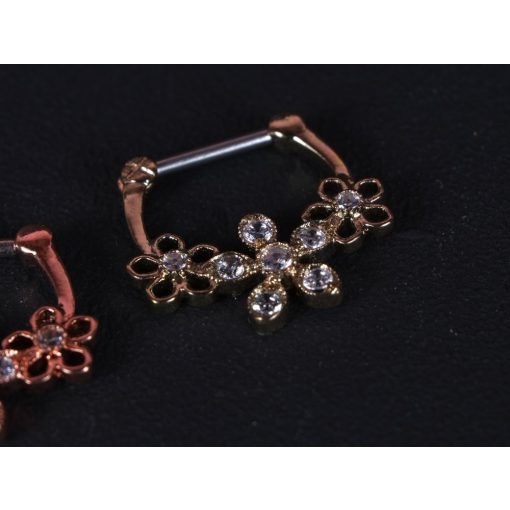 Karika, egyenes szegmens zárral, 3 színben