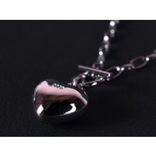 Nyaklánc, szív medállal T-kapoccsal