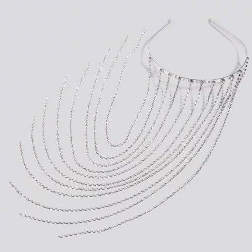 Hajpánt, köves,  hosszú láncos 2 színben