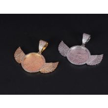 Ice medál szárnyas, kör alakú (egyedi)