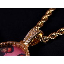 Ice medál szárnyas, kör alakú (egyedi)