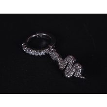 Fül piercing, köves kígyó 2 színben