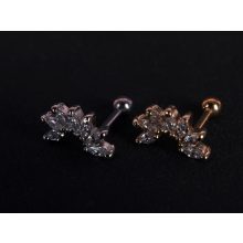 Fül piercing, koszorú 2 féle színben