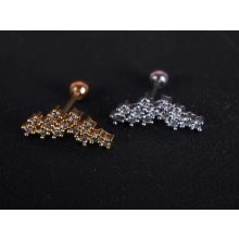 Fül piercing, köves ág 2 féle színben