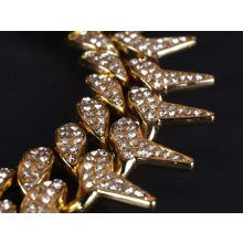 Nyaklánc, fél tüske lánccal 25 mm, 2 színben