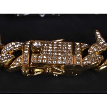 Nyaklánc, fél tüske lánccal 25 mm, 2 színben