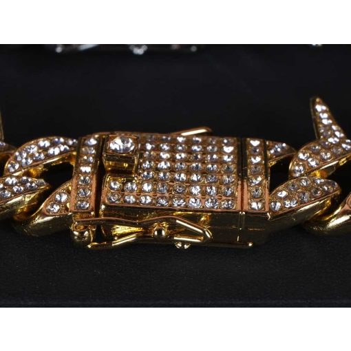 Nyaklánc, fél tüske lánccal 25 mm, 2 színben