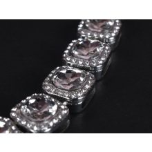 Nyaklánc,karkötő szett, tennis 12 mm ezüst színben