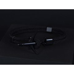   Karkötő, aviator zsinór 2 féle változatban, fekete színben