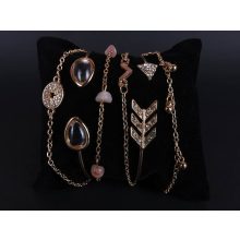 Karkötő szett arany színű, 6 db-os, karpereccel