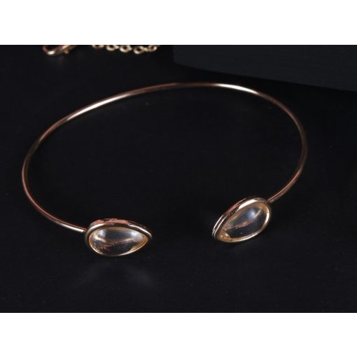 Karkötő szett arany színű, 6 db-os, karpereccel