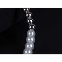 Nyaklánc, férfi 2 féle gyönggyel