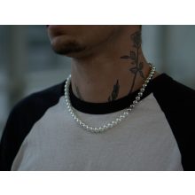 Nyaklánc, férfi 2 féle gyönggyel