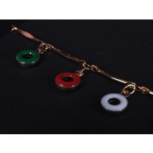 Nyaklánc, színes kör ív