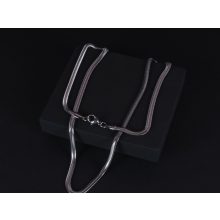 Nyaklánc, férfi lapos kígyólánc