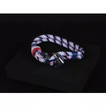 Karkötő, anchor zsinór kék-rózsaszín-fehér színben