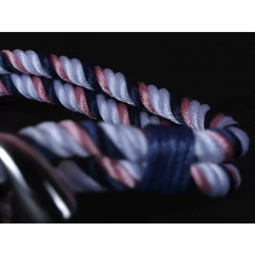 Karkötő, anchor zsinór kék-rózsaszín-fehér színben