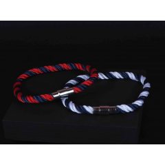 Páros ajánlat, csíkos vitorlás zsinór karkötő
