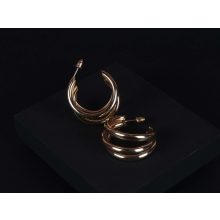 Fülbevaló, hármas karika