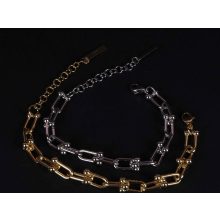 Karlánc, U alakú láncszemekkel 2 színben