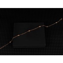 Bokalánc, rizsszem mintával, arany színben