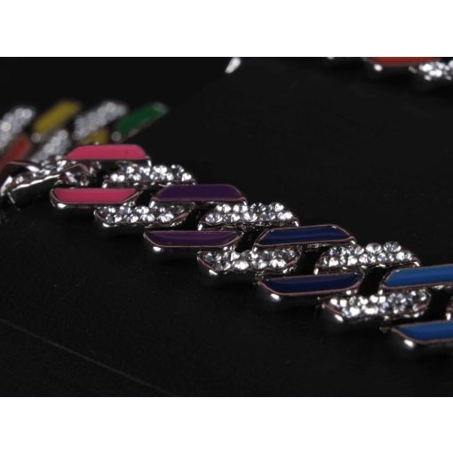 Full Iced out prong miami colourful