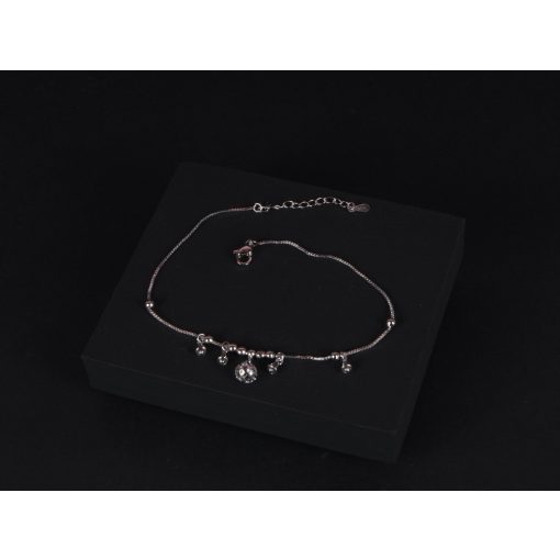 Bokalánc, ezüst, lógós díszekkel