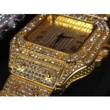 Karóra, iced out vastag tokkal