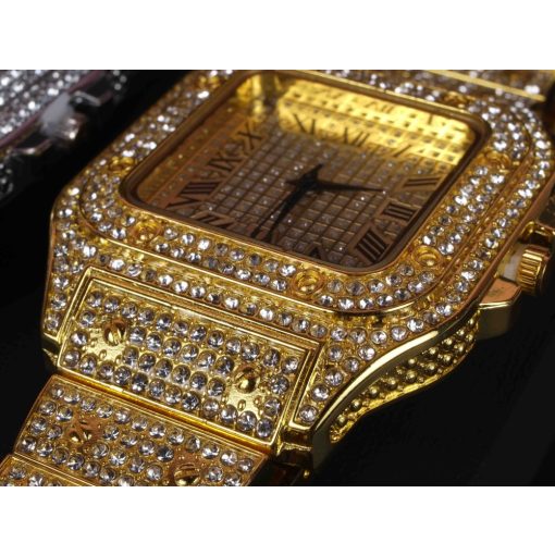 Karóra, iced out vastag tokkal