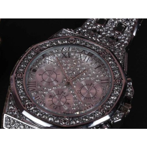 Karóra, iced out oktagon tokkal