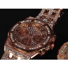 Karóra, iced out oktagon tokkal