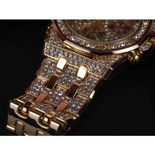 Karóra, iced out oktagon tokkal