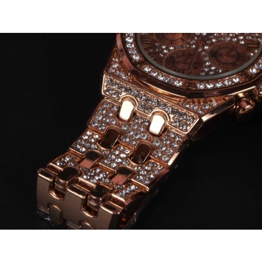 Karóra, iced out oktagon tokkal