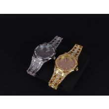 Karóra, iced out egyszerű oktagon számlappal