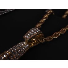 Medál, baguette köves buddha 2 féle színben