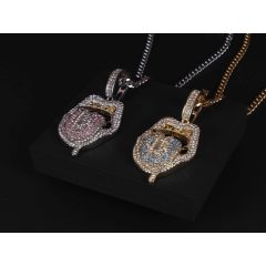 Medál, dolláros rope chain lánccal