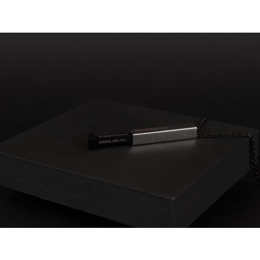 Egyedi gravírozható kihúzható medál