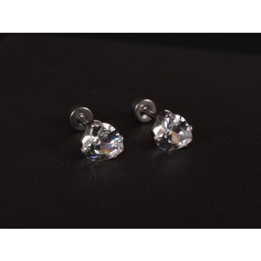 Kényelmes fülbevaló 2 féle formában, ezüst színben