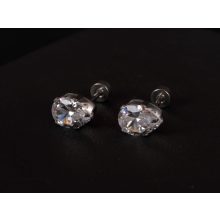 Kényelmes fülbevaló 2 féle formában, ezüst színben