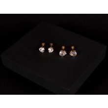 Kényelmes fülbevaló 2 féle formában, arany színben