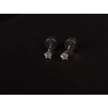 Kényelmes fülbevaló, 3 mm pici csillag