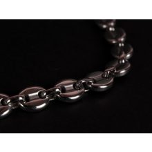 Nyaklánc, lógós nemesacél coffebean kereszttel